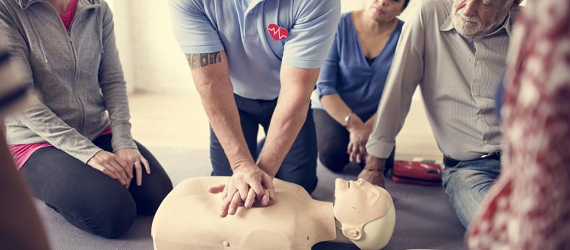 CPR - adult - series—Chest compressions: MedlinePlus Medical Encyclopedia